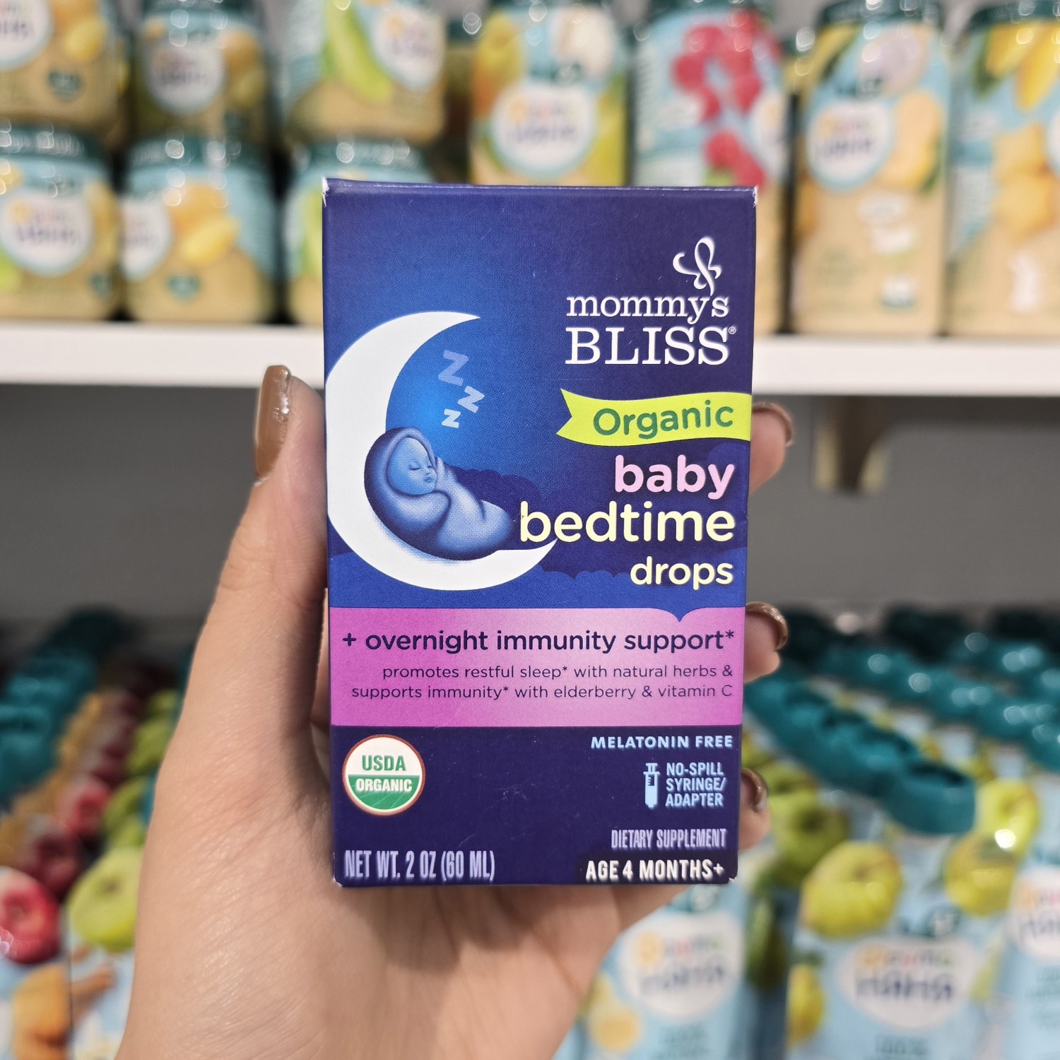  قطره‌ خواب شبانه ارگانیک کودک مامیز بلس Mommy’s Bliss برای 4+ ماه