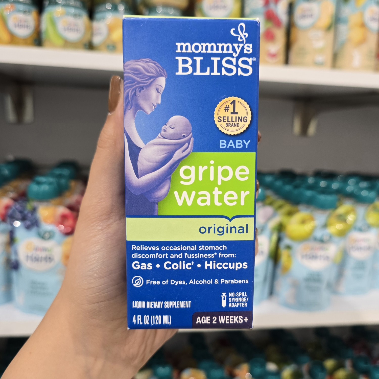 شربت گریپ واتر مامیز بلس Mommy’s Bliss مناسب 2+ هفته