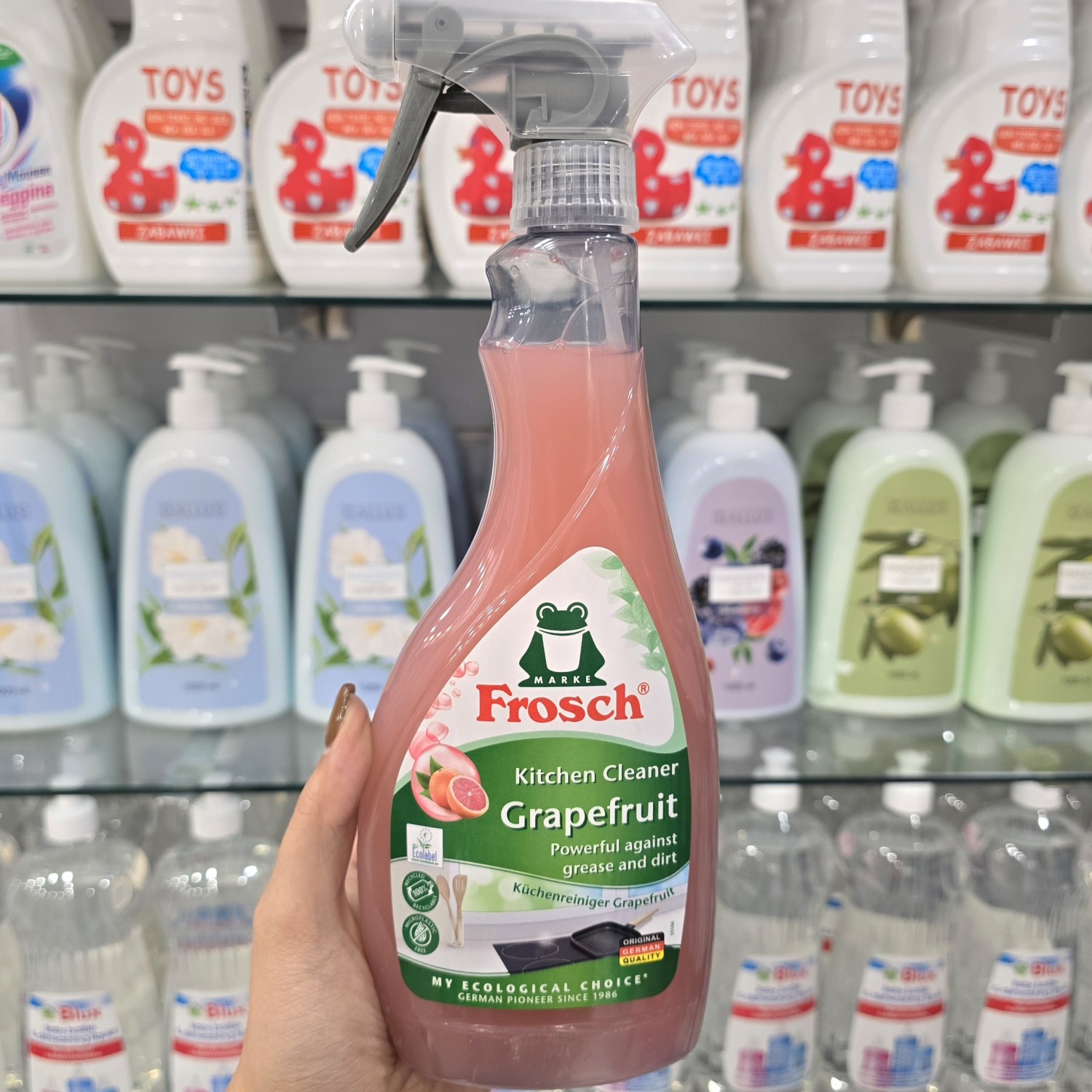 اسپری پاک کننده چربی فروش Frosch با عصاره گریپ فروت