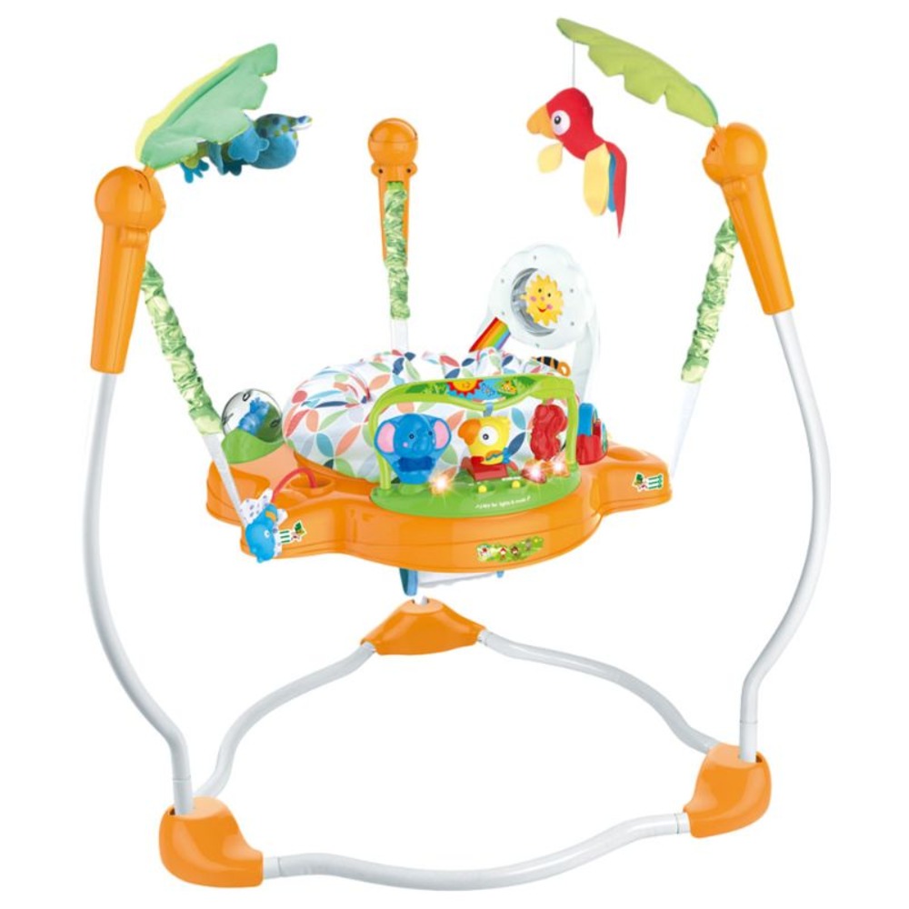 جامپر موزیکال چراغ دار کودک تیبی بیبی Tiibaby رنگ نارنجی