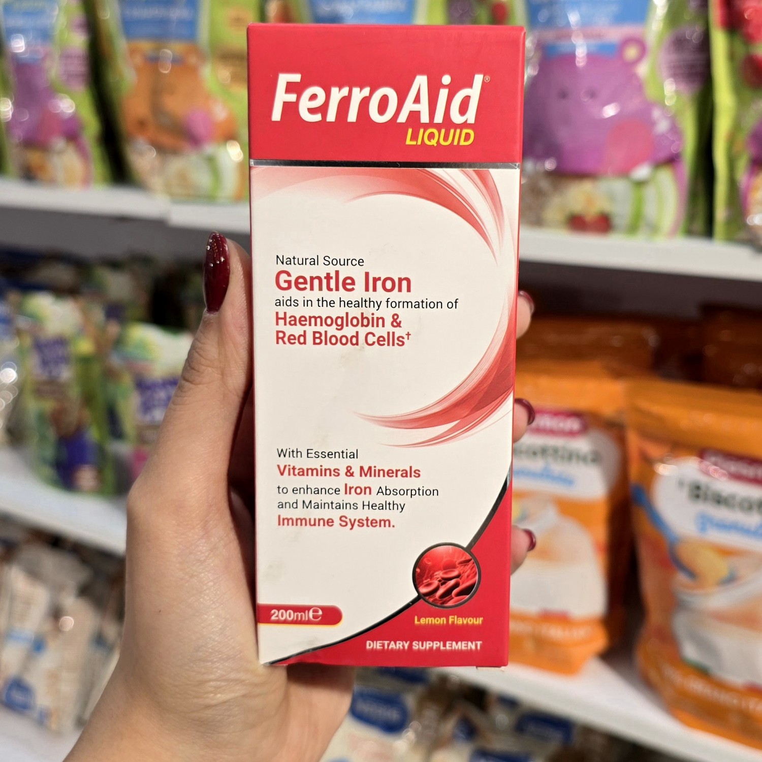 شربت آهن FerroAid Liquid حجم 200 میل