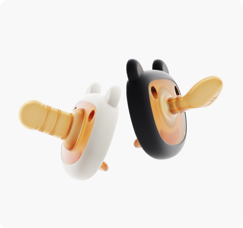 پستانک دو عددی  هی اور شی HE OR SHE مناسب شب و روز