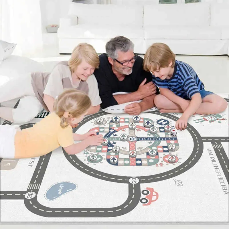 زیرانداز بازی کودک ضد آب و تاشو با طرح منچ