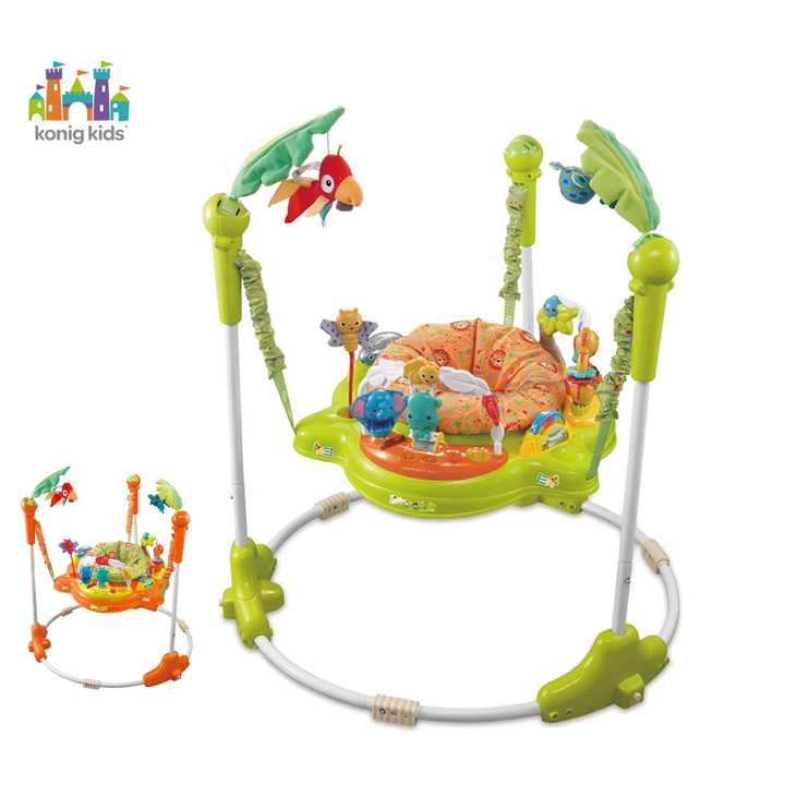 جامپر موزیکال چراغ دار کودک Konig Kids پایه صاف در دو رنگ