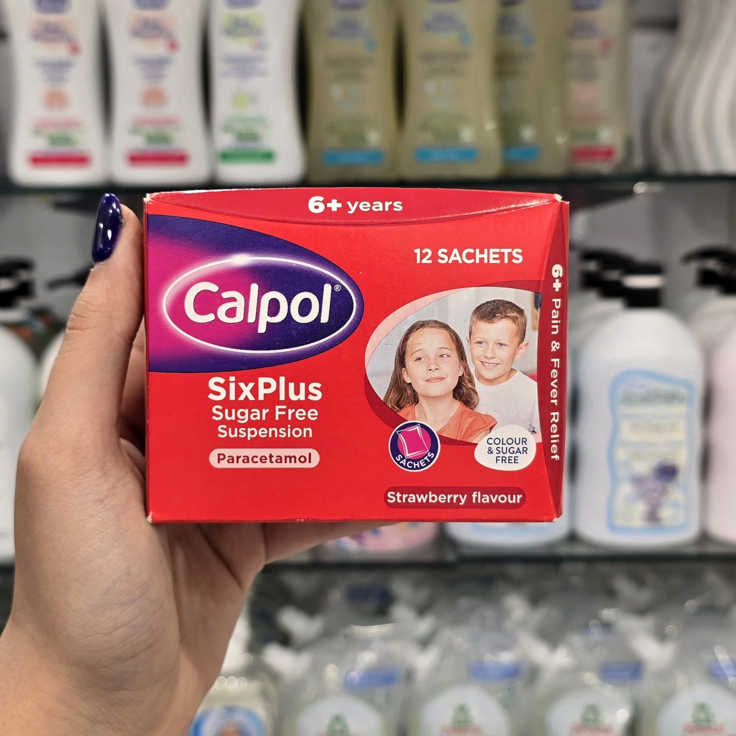 ساشه مسکن و تب بر بزرگسال کلپول Calpol برای 6+ سال