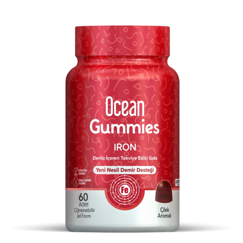 پاستیل آهن اوشن گامی Ocean Gummies برای 4+ سال