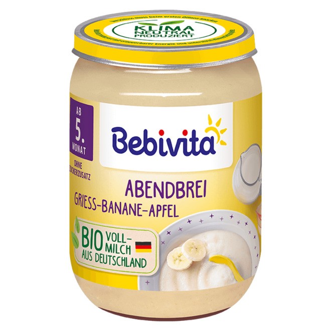 سرلاک آماده شیشه ای ببویتا Bebivita محصول آلمان