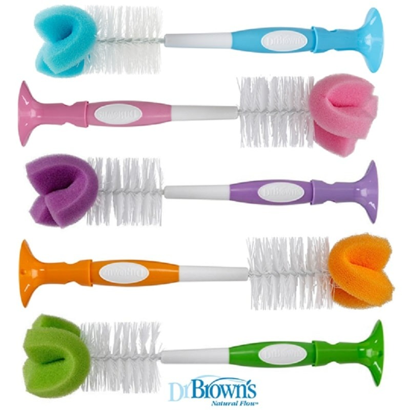 برس شیشه شور رنگارنگ دکتر براون Dr Brown’s