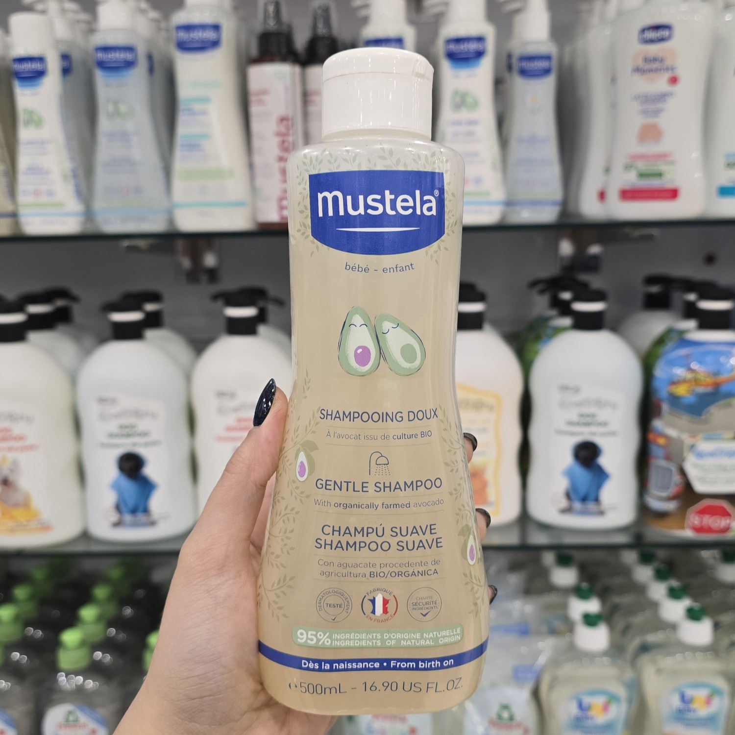 شامپو سر ماستلا Mustela در حجم 500 میل