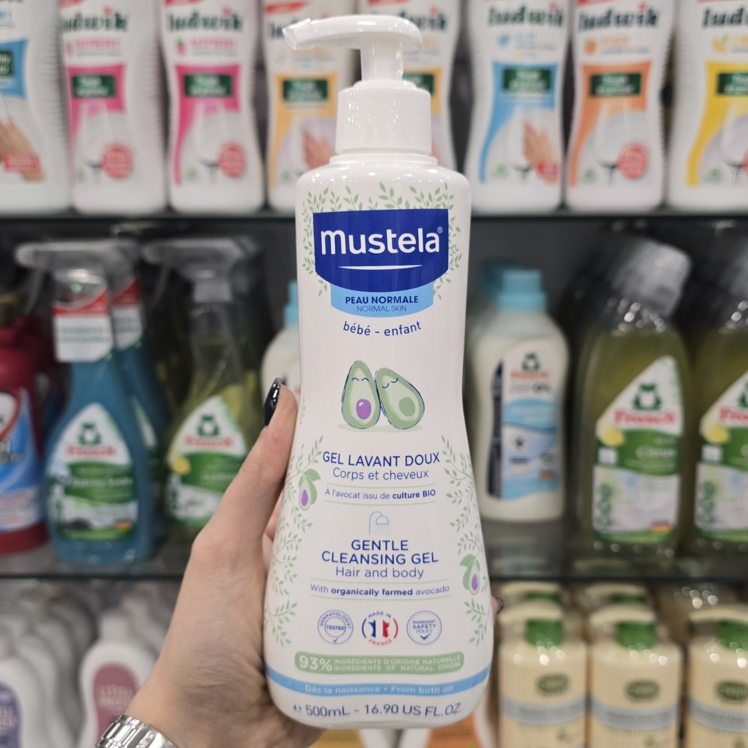شامپو سر و بدن 500 میل ماستلا  Mustela