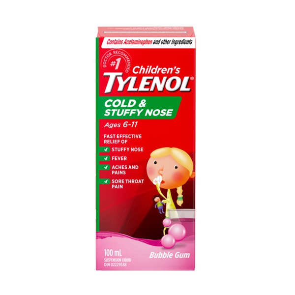 شربت مسکن و سرماخوردگی و گرفتگی بینی تایلنول Tylenol