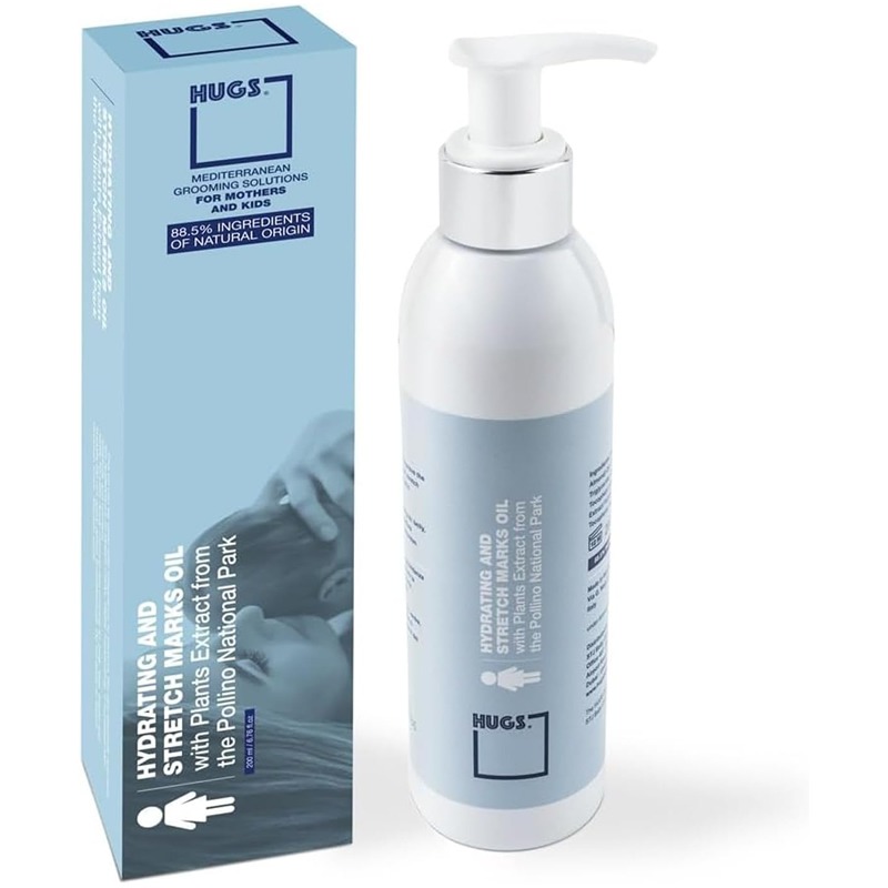 روغن مرطوب کننده و ضد ترک بارداری 200 میلی لیتر هاگز Hugs