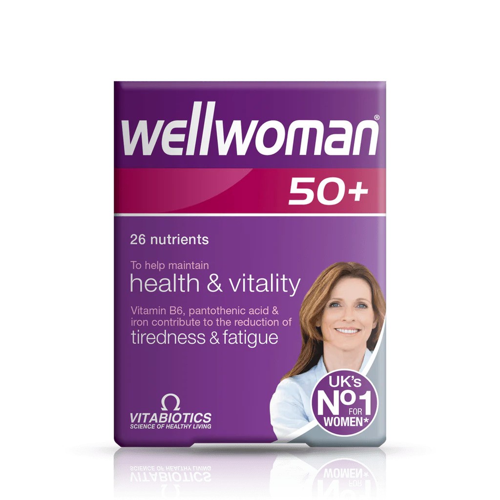 قرص مولتی‌ ویتامین ول‌ ومن Wellwoman برای 50+ سال