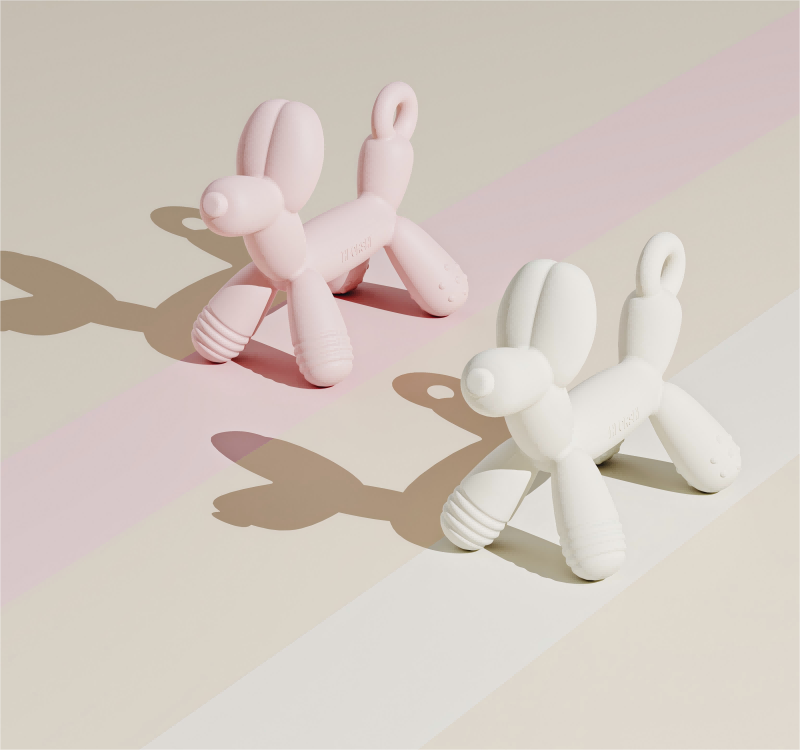 دندانگیر سیلیکونی طرح پاپی هی اور شی HE OR SHE