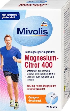 ساشه منیزیم سیترات 400 میوولیوس Mivolis