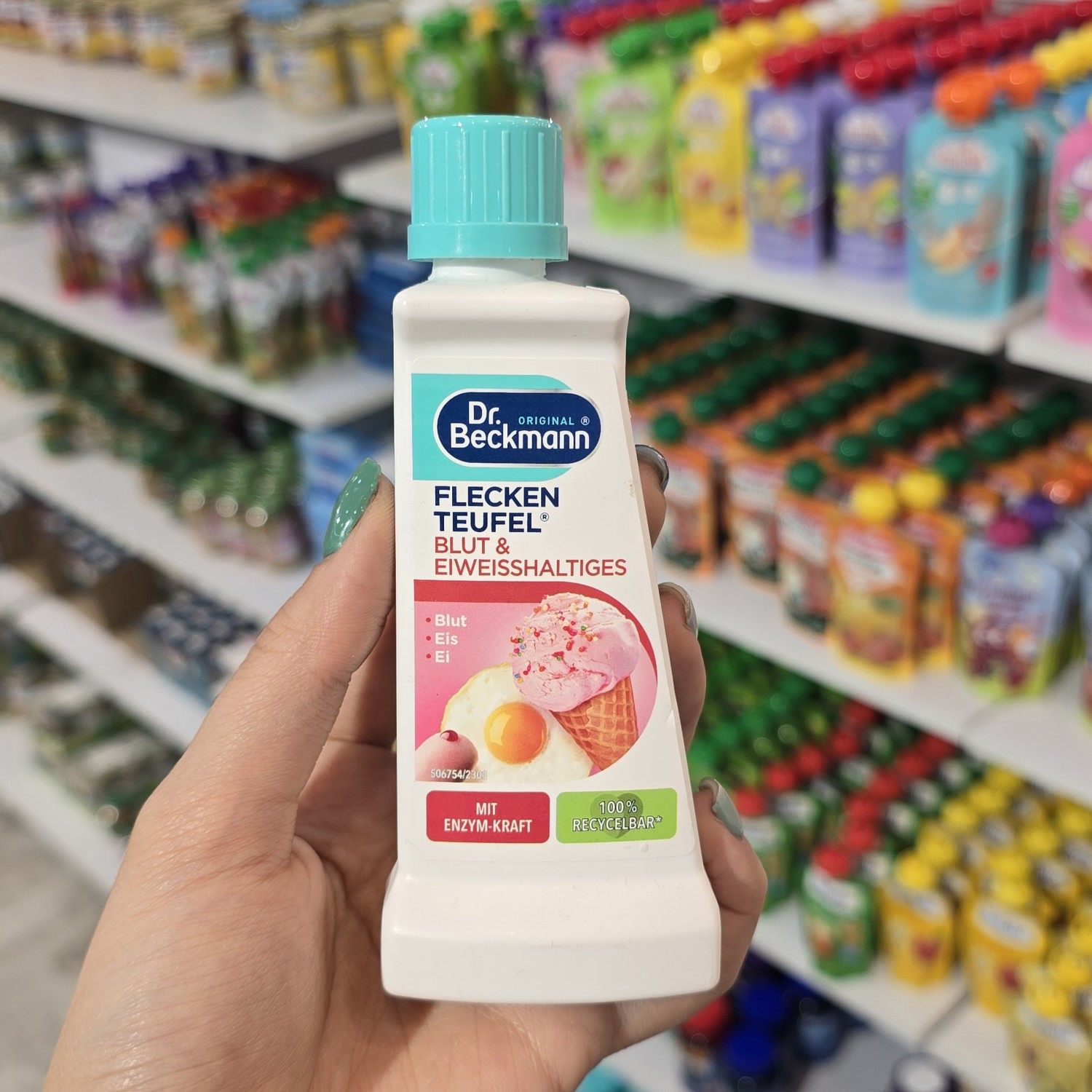 پاک‌ کننده و لکه بر Dr. Beckmann مخصوص خون و پروتئین