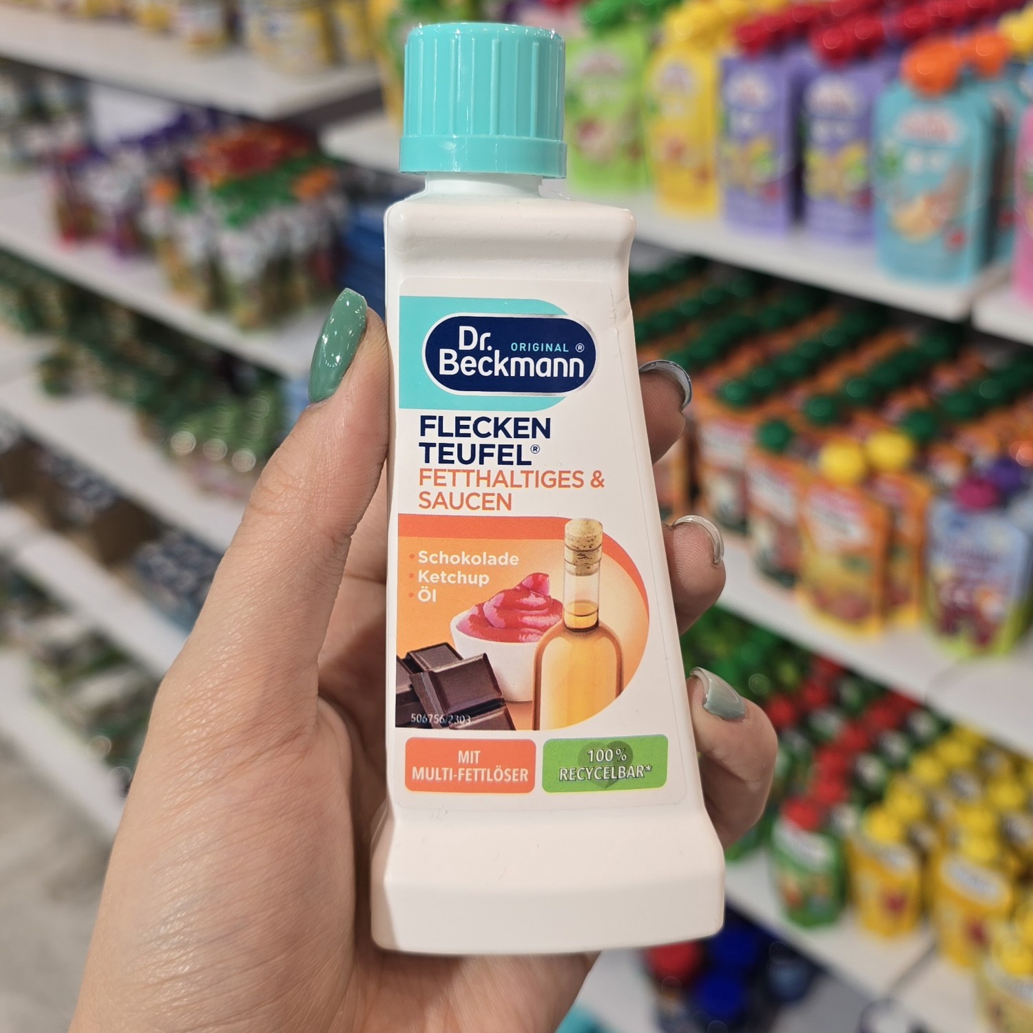 پاک‌ کننده و لکه بر Dr. Beckmann مخصوص چربی و سس‌ها