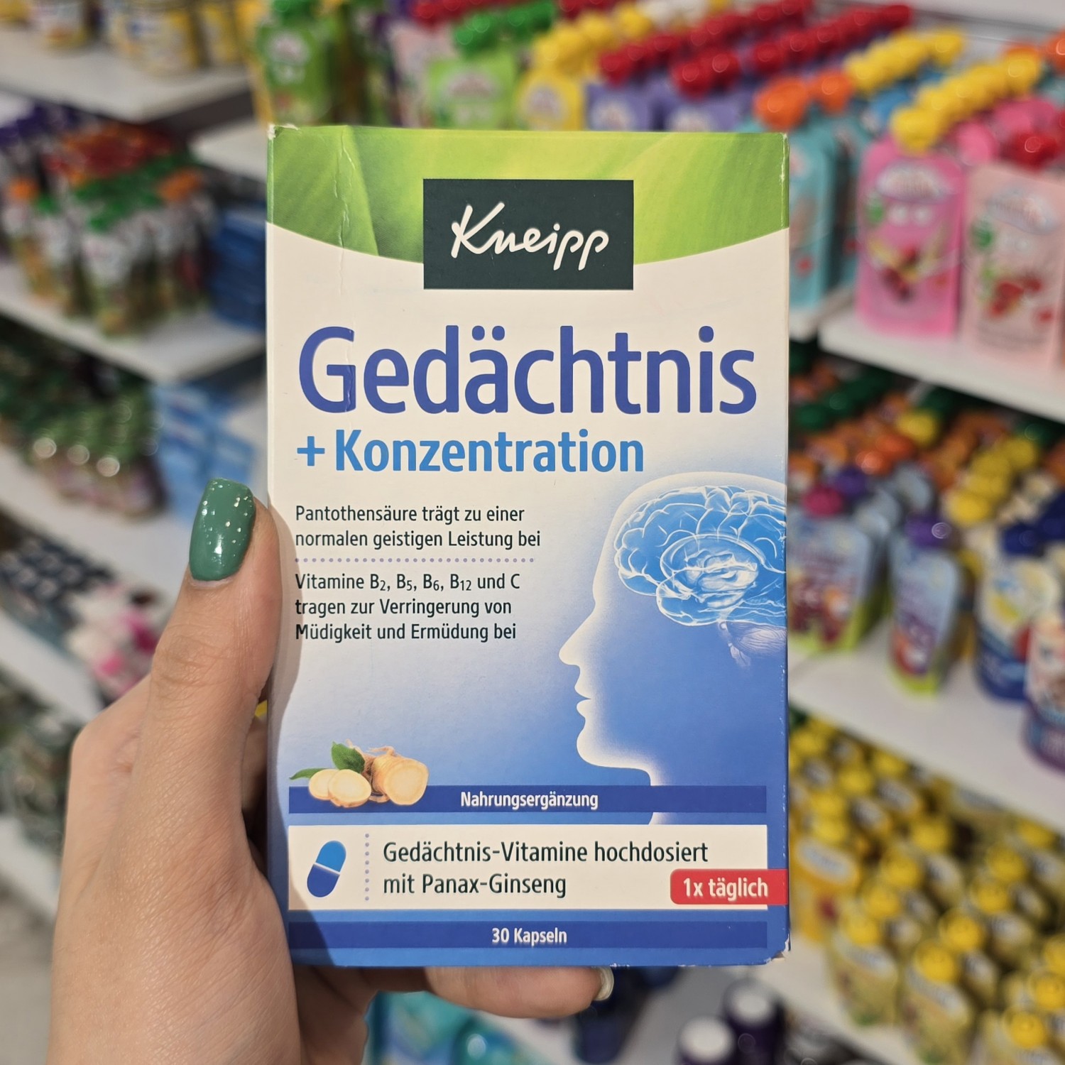 کپسول تقویت حافظه و تمرکز Kneipp