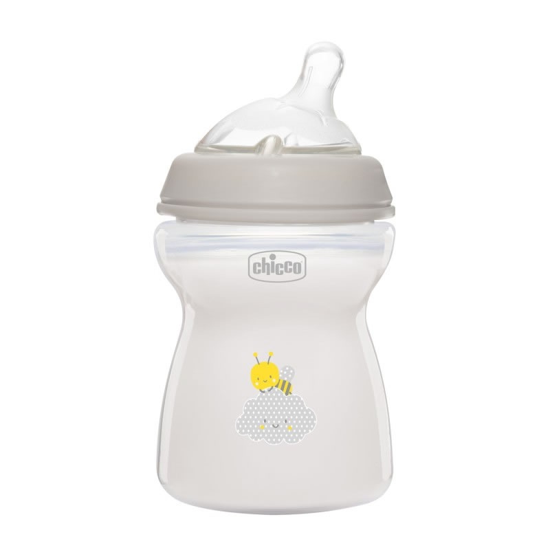 شیشه شیر نچرال 250 میل 2+ ماه چیکو Chicco