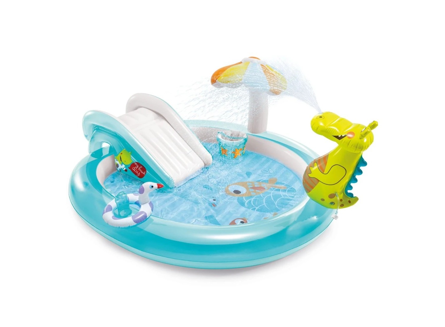 استخر و پارک بادی طرح دایناسور و قارچ اینتکس Intex 57165