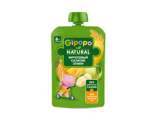 پوره میوه‌ ساندیسی گیپو (Gipopo (Heinz برای 6+ ماه