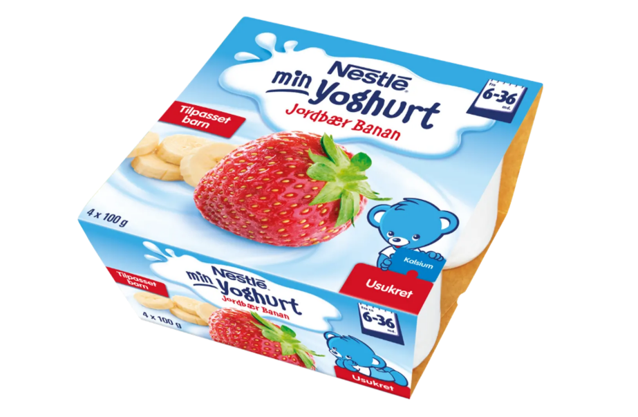 دسر ماستی میوه ای نستله Nestle برای 6 ماهگی