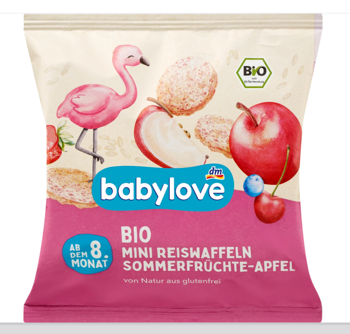 کیک برنجی ارگانیک کودک babylove