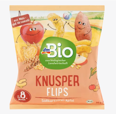 اسنک پفکی اورگانیک dmBio تولید ایتالیا