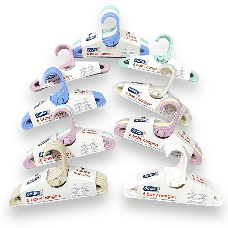 چوب لباسی شش عددی دودی Dodie