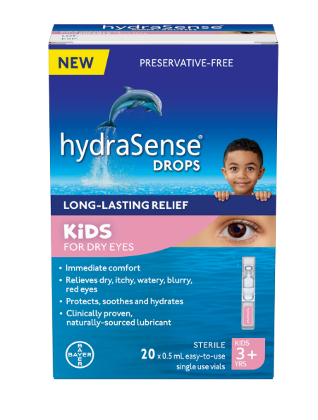 قطره مرطوب‌ کننده چشم کودکان هایدراسنس hydraSense