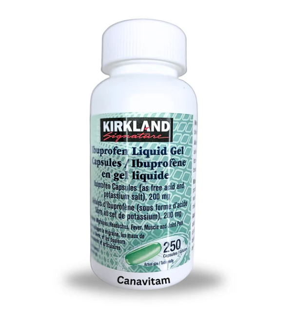 قرص ژله‌ای ایبوپروفن ۲۰۰ میلی‌گرم کرکلند Kirkland 