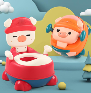 توالت فرنگی موزیکال کودک طرح جوجه