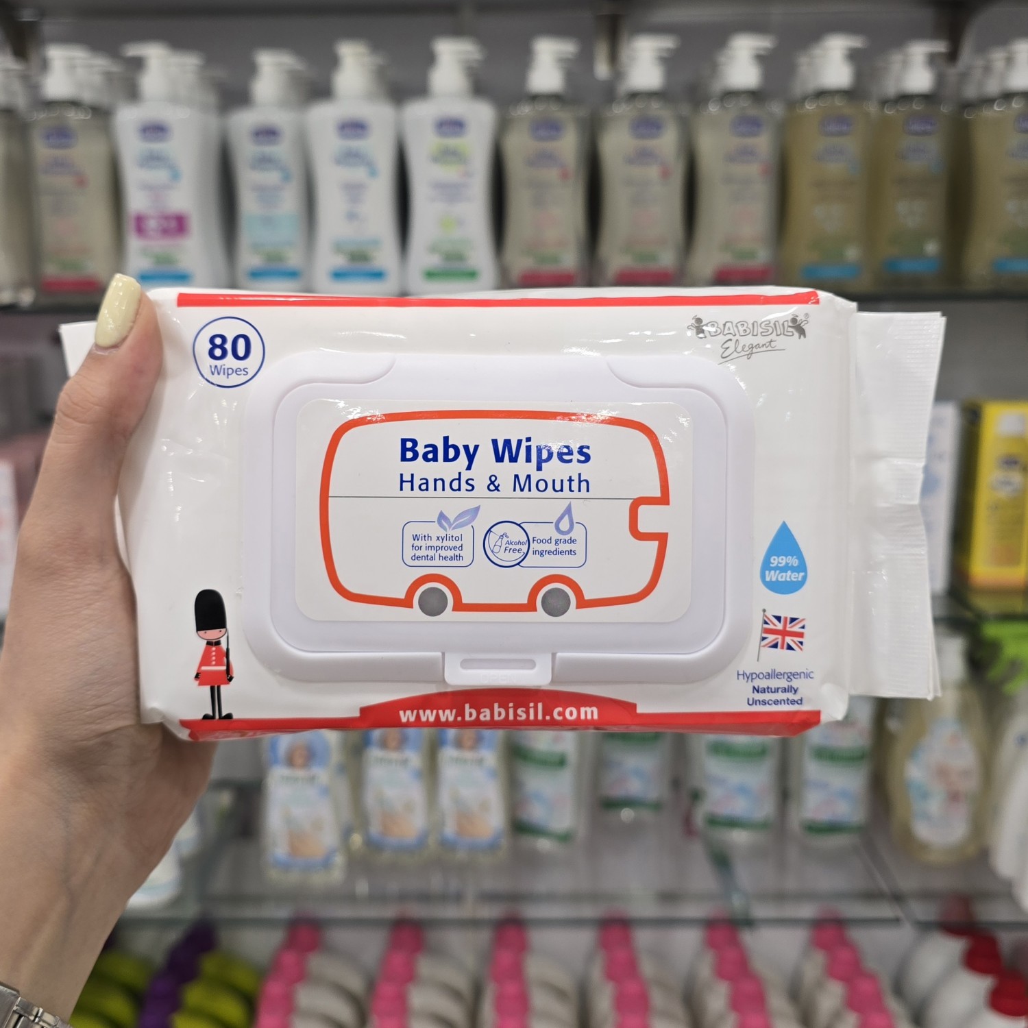 دستمال مرطوب و استریل کننده 80 عددی بی بی سیل Babisil