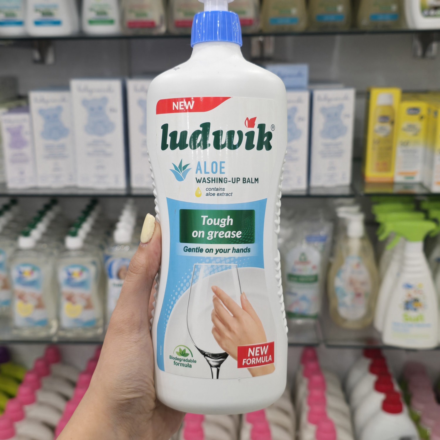 مایع ظرفشویی لودویک Ludwik با رایحه آلوورا