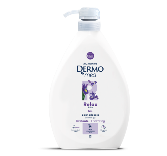 شامپو بدن درمومد Dermomed با  رایحه  گل‌های زنبق