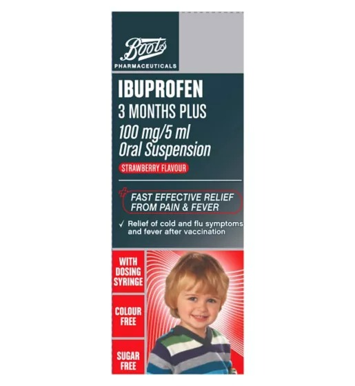 شربت ایبوپروفن بوتس Boots Ibuprofen