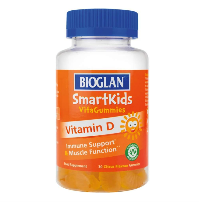 پاستیل ویتامین دی bioglan برای 4+ سال