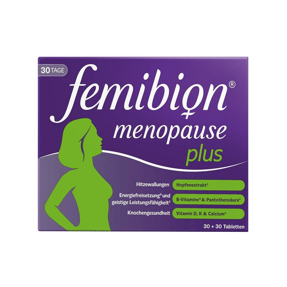 قرص فمیبیون پلاس Femibion Menopause Plus برای دوران پیش‌ یائسگی و یائسگی