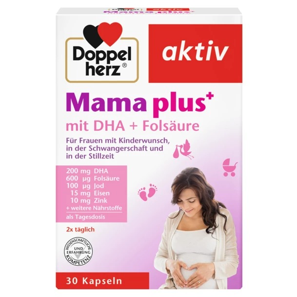 قرص بارداری دوپل Doppelherz Mama Plus