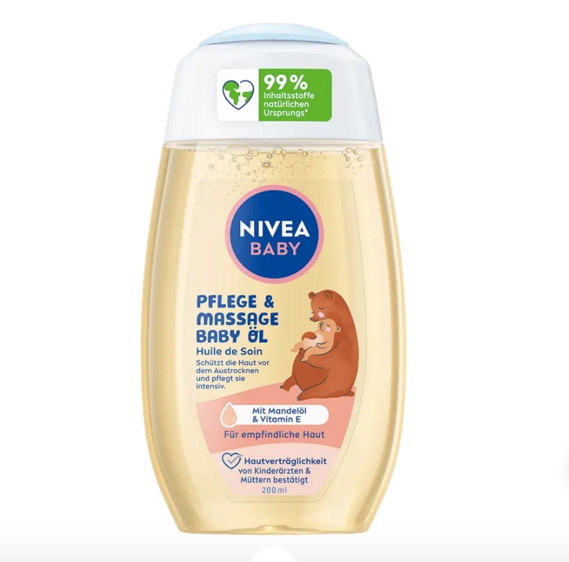 روغن مراقبتی و ماساژ بدن کودک نیوآ NIVEA