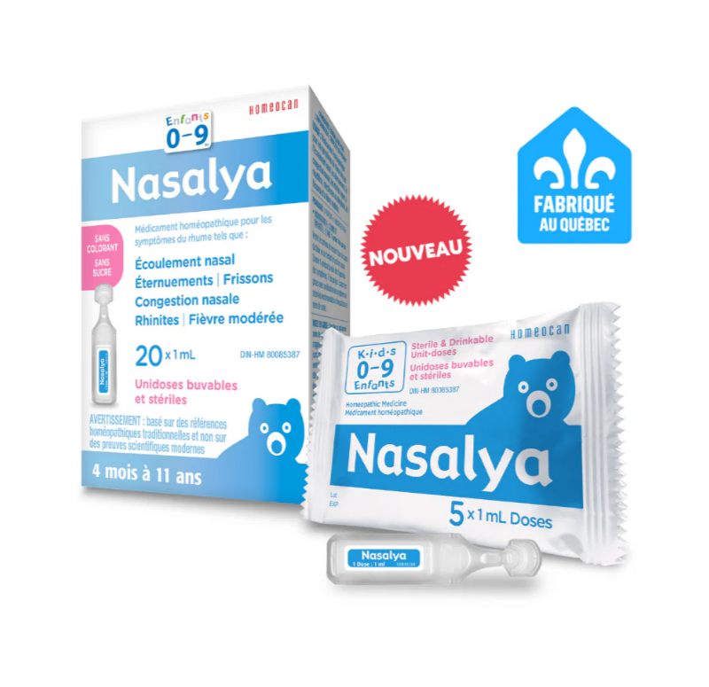 ویال خوراکی علائم سرماخوردگی  Homeocan Nasalya برای 0-9 سال