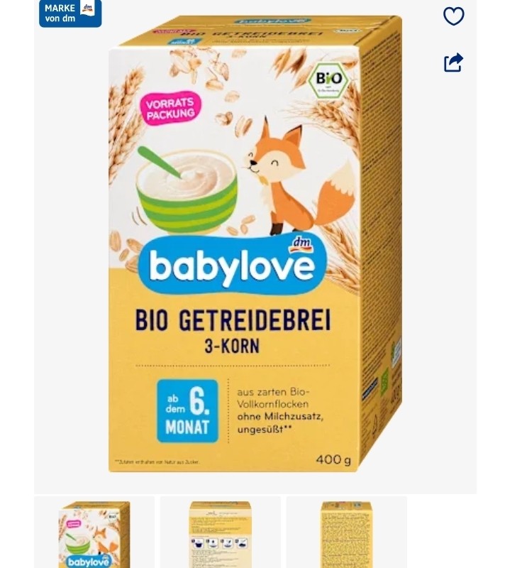 سرلاک اورگانیک بدون شیر بیبی لاو Baby Love