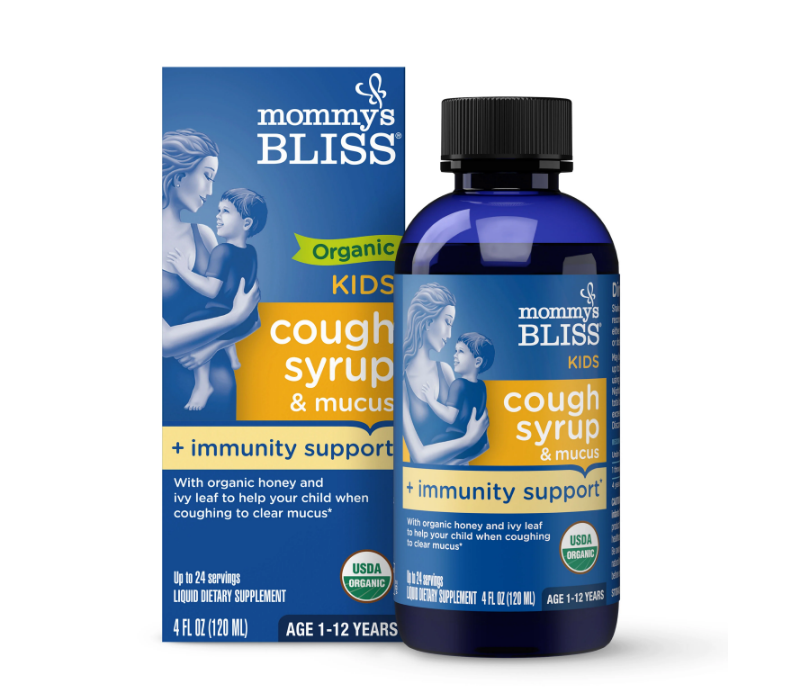 شربت ارگانیک سرفه + تقویت سیستم ایمنی مامیز بلس Mommy’s Bliss