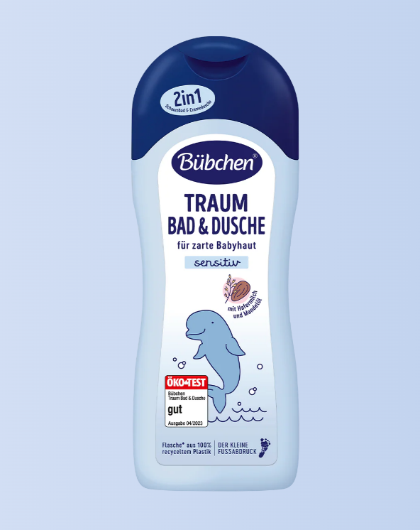 شامپو حمام آرام‌ بخش کودک بابچن  Bübchen Traum Bad & Dusche