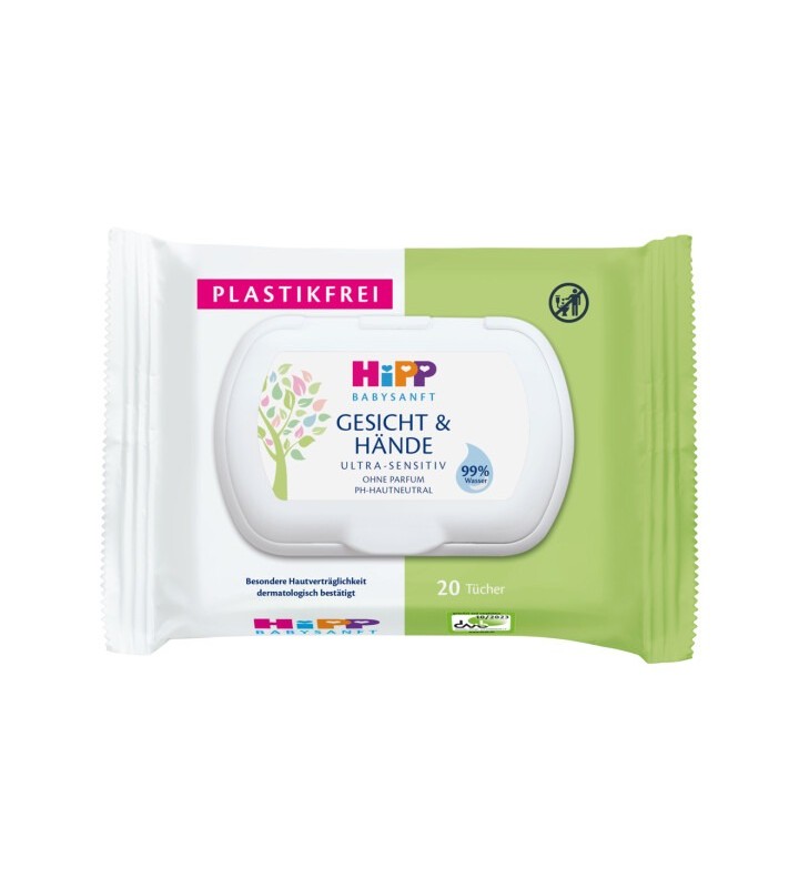 دستمال مرطوب صورت و دست جیبی هیپ HiPP Babysanft