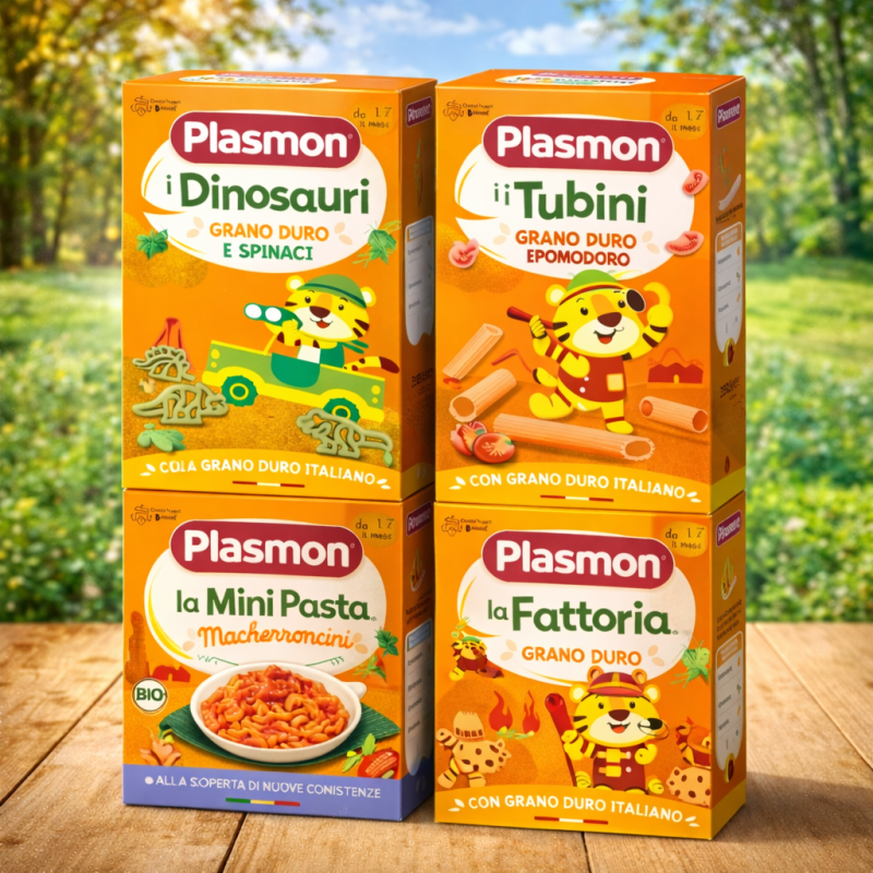 پاستا طرح دار کودک پلاسمون Plasmon