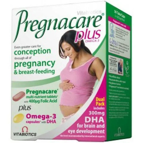 قرص‌ پرگناکر پلاس Pregnacare Plus با امگا 3