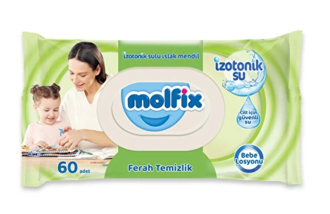 دستمال مرطوب 60 عددی مولفیکس Molfix