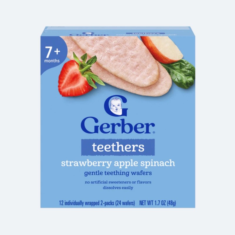 اسنک ویفر دندانی کودک گربر Gerber برای 7+ ماه