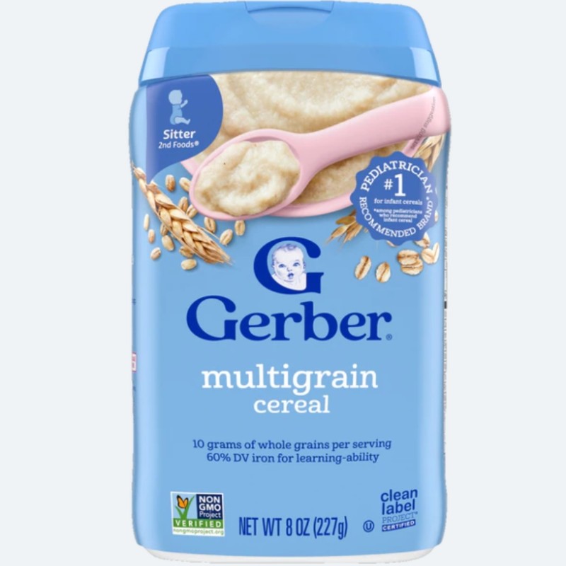 سرلاک بدون شیر گربر Gerber مناسب استفاده از 6+ ماهگی تا 6 سالگی